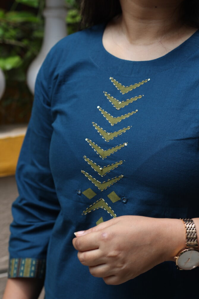 Pretty Patchwork: Teal Blue - Image 3