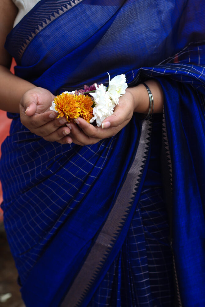 Malipoo: Mangalgiri Magic | Royal Blue - Image 3