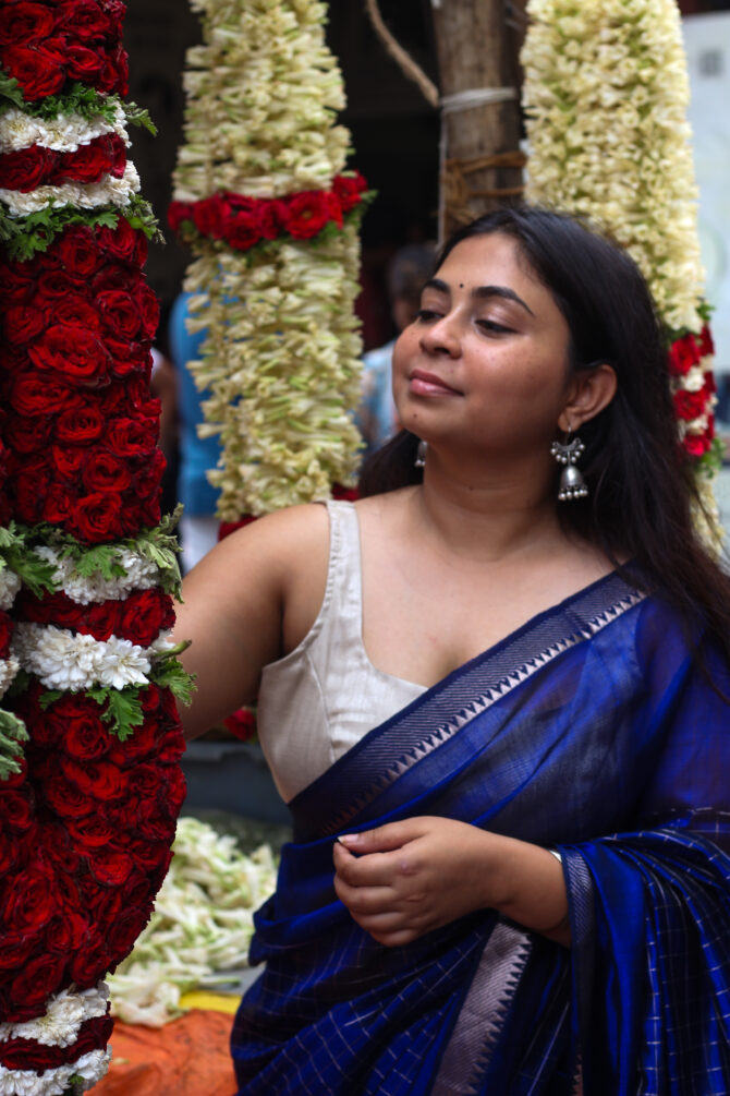 Malipoo: Mangalgiri Magic | Royal Blue - Image 2