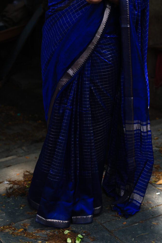 Malipoo: Mangalgiri Magic | Royal Blue - Image 5