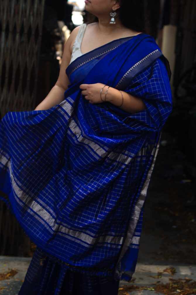 Malipoo: Mangalgiri Magic | Royal Blue - Image 6