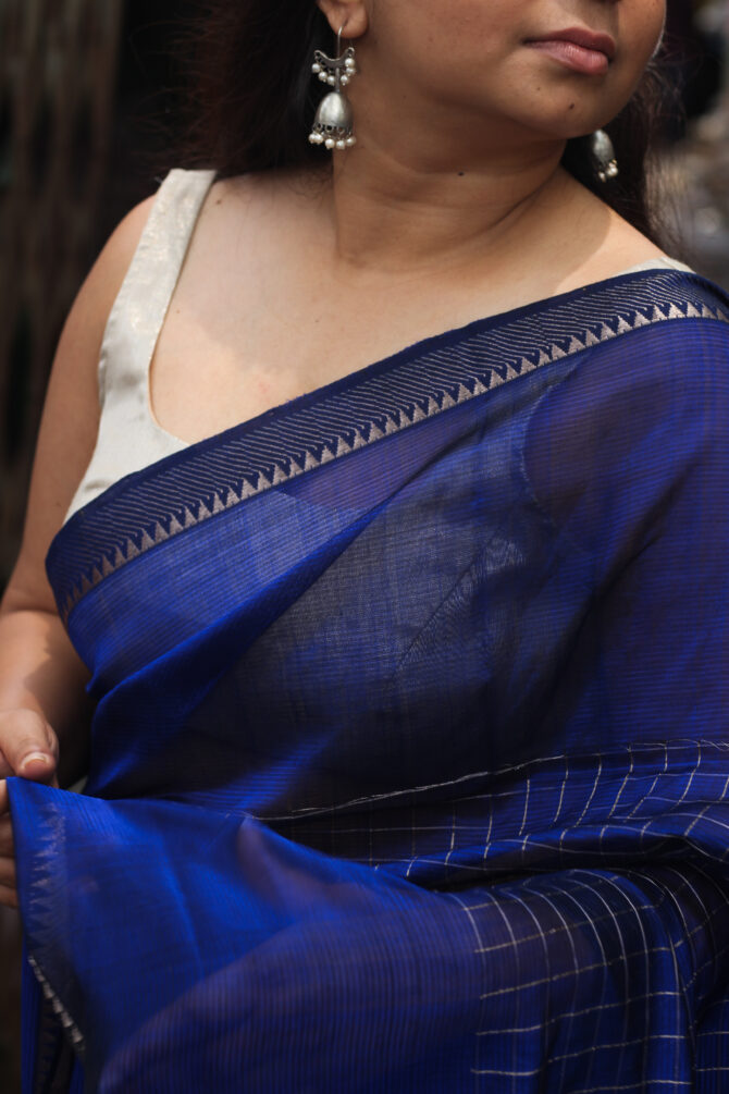 Malipoo: Mangalgiri Magic | Royal Blue - Image 4